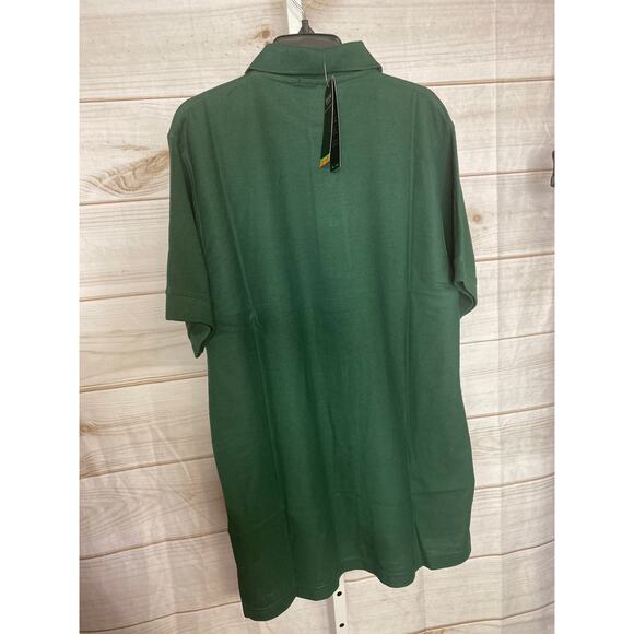 River's End Size S Classic Polo Shirt Solid Green UPF Sun Protection Golf NWT - Picture 2 of 5